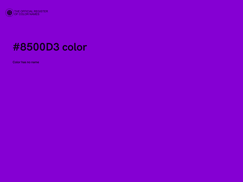 #8500D3 color image