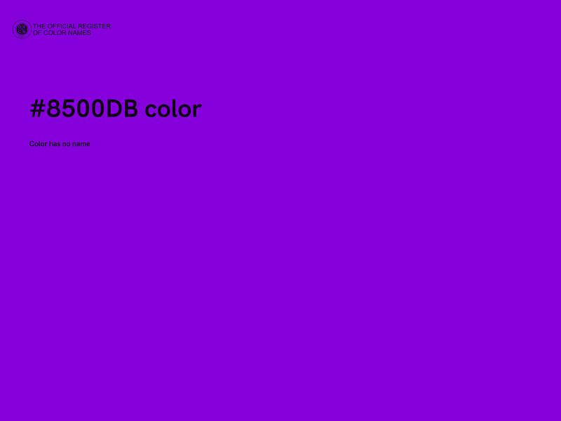 #8500DB color image