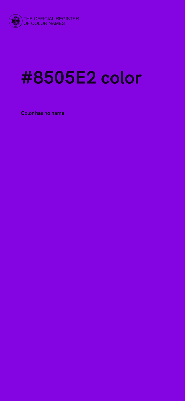 #8505E2 color image