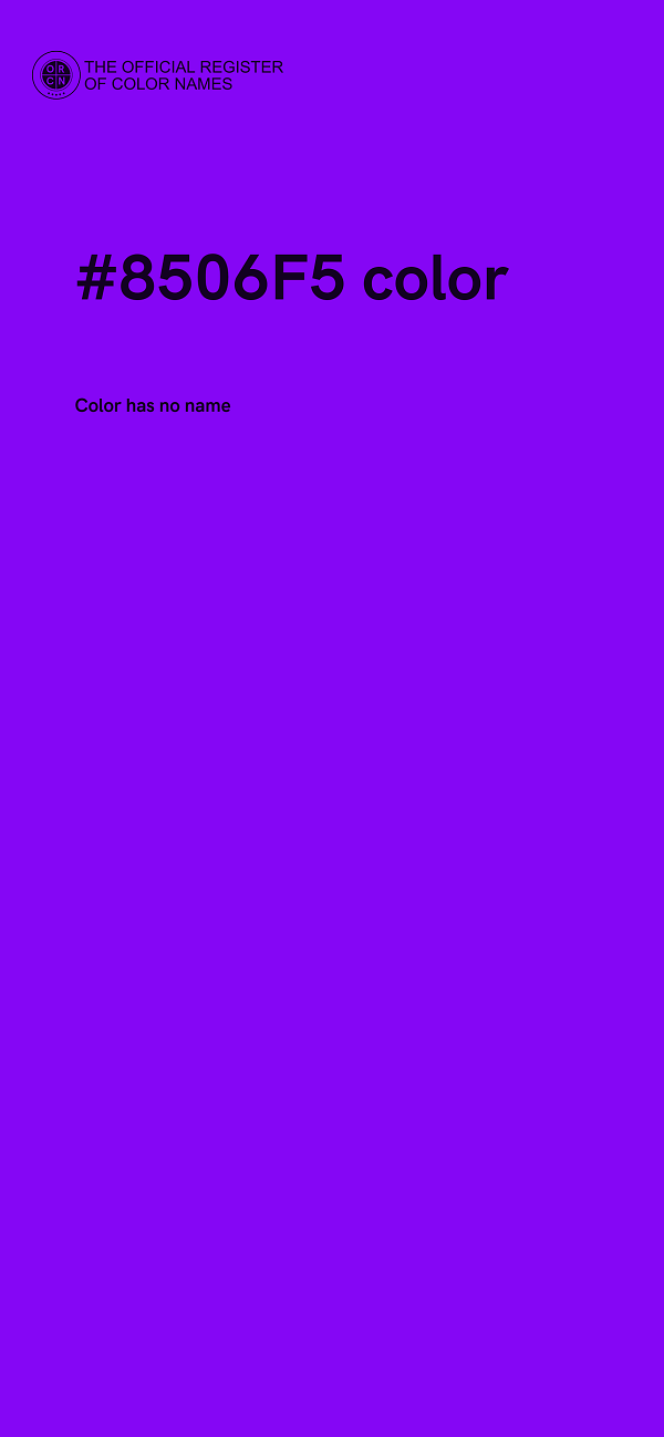 #8506F5 color image
