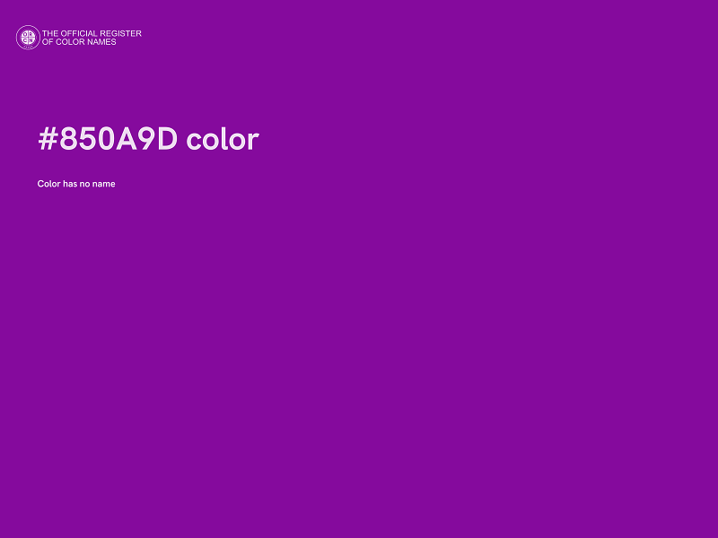 #850A9D color image