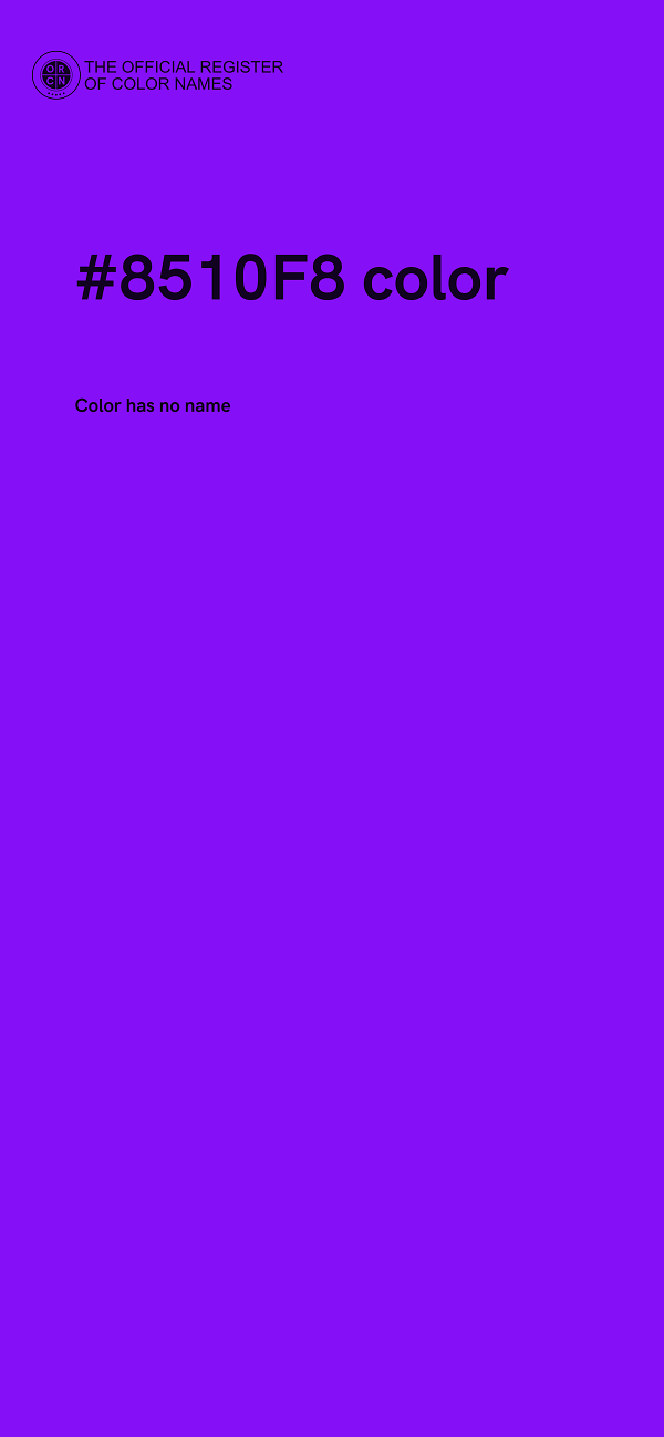 #8510F8 color image