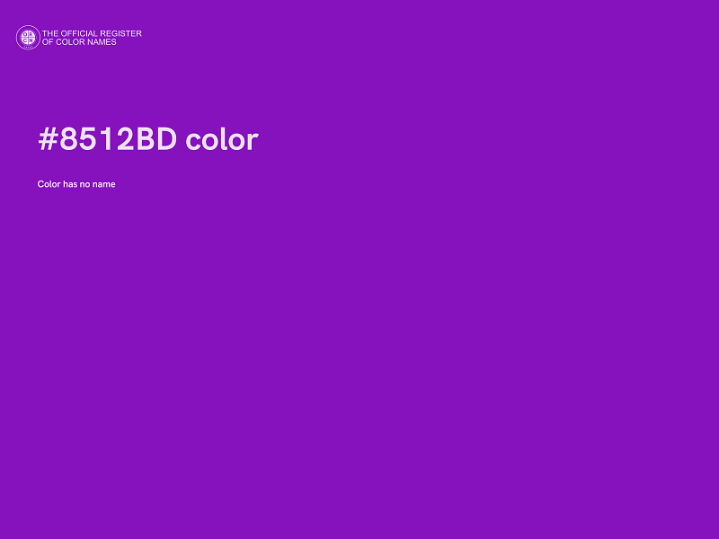 #8512BD color image