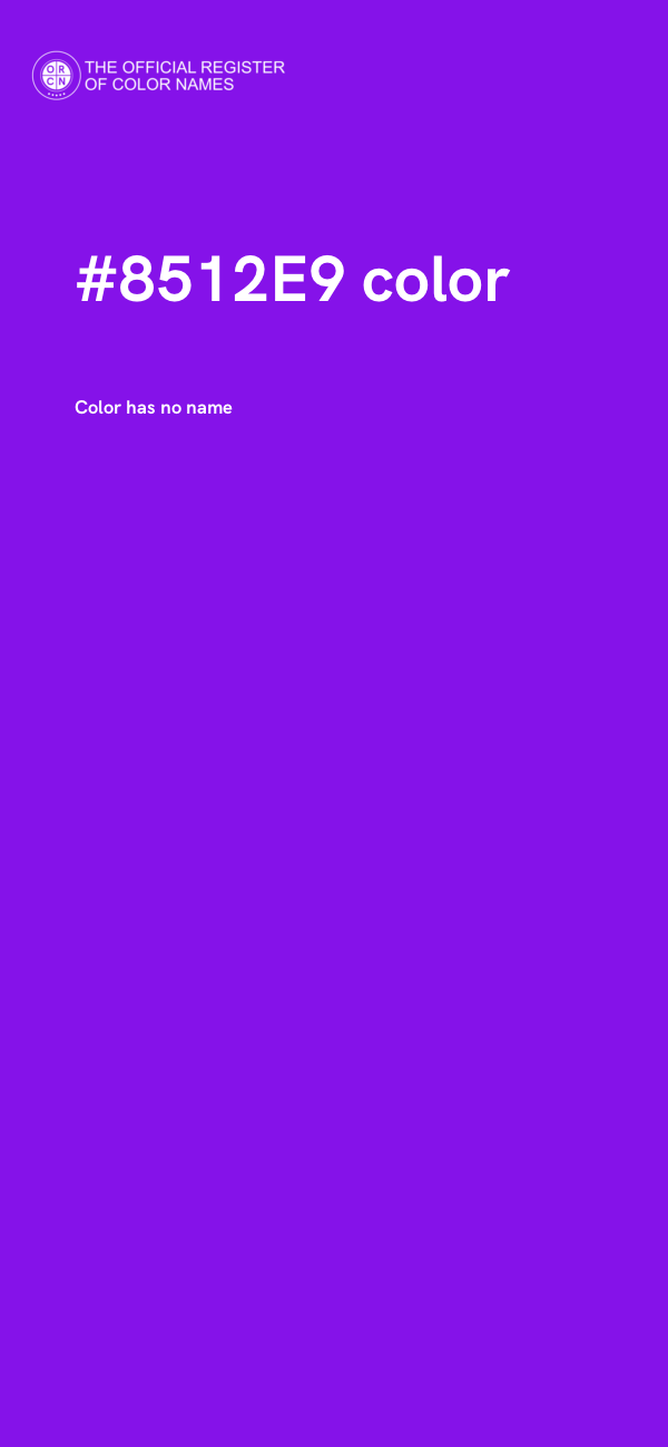 #8512E9 color image