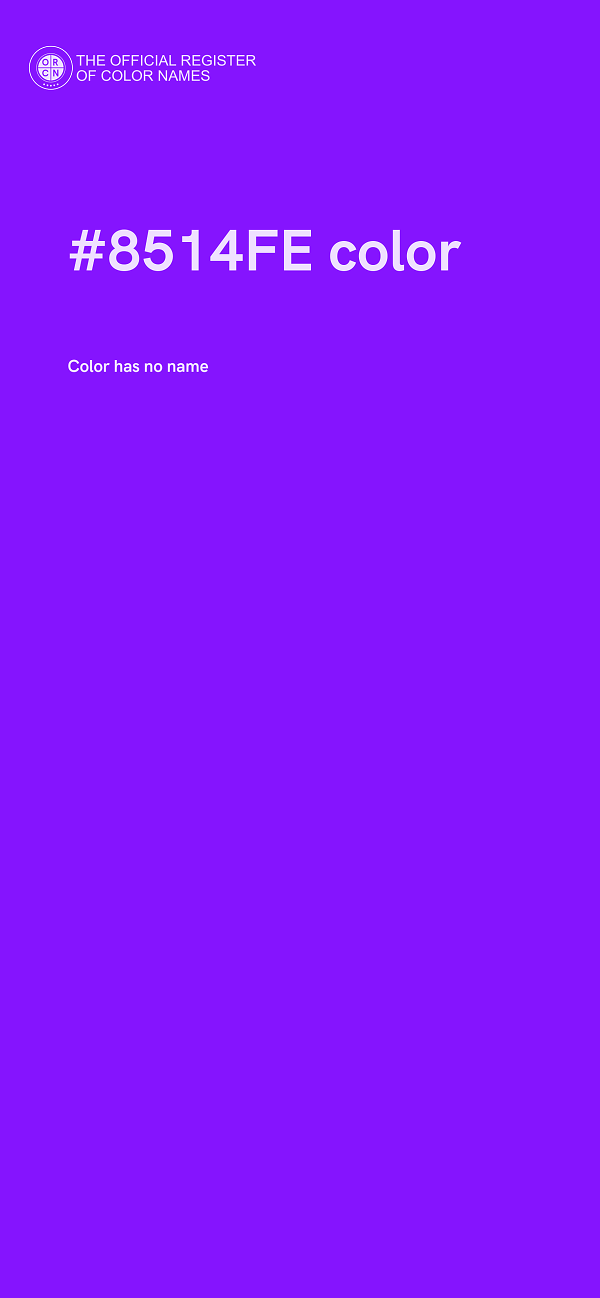 #8514FE color image