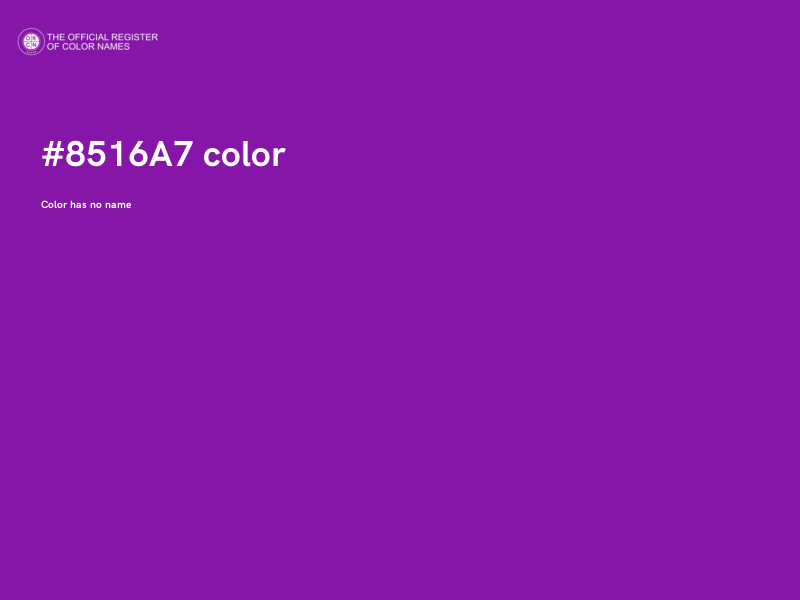 #8516A7 color image