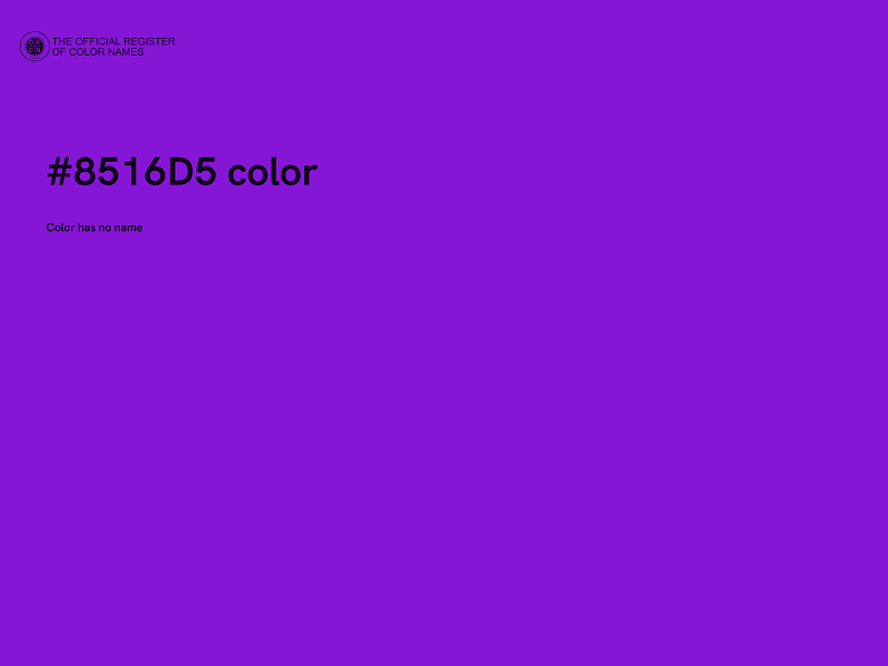 #8516D5 color image