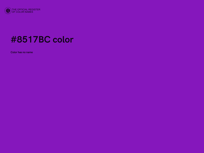 #8517BC color image