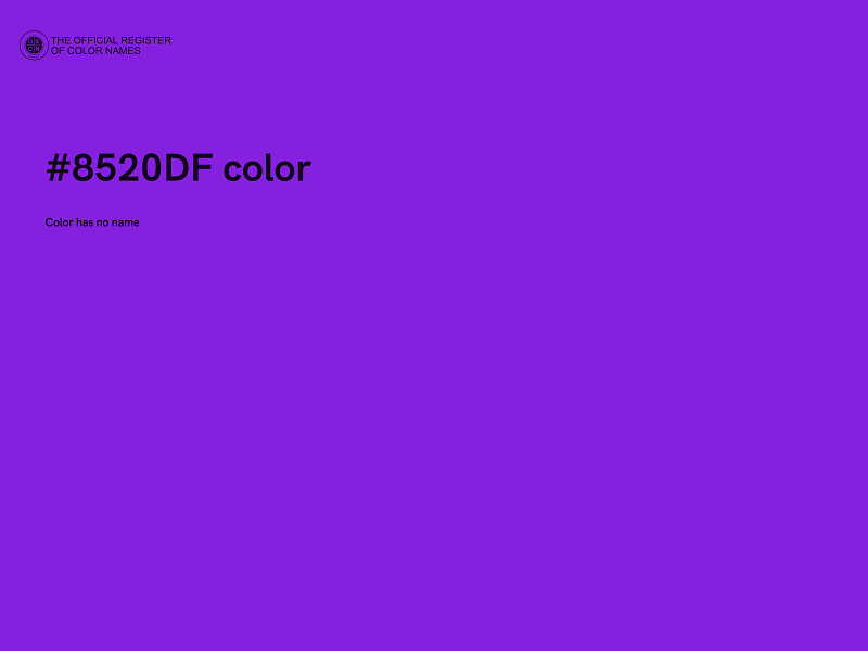 #8520DF color image