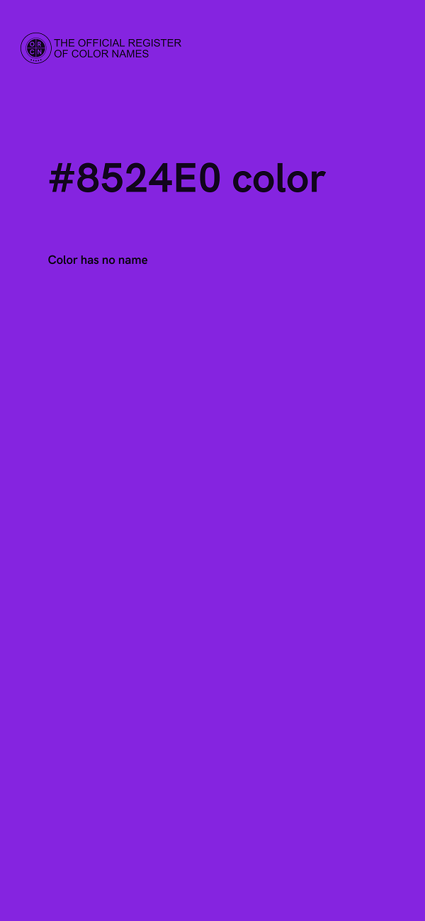 #8524E0 color image