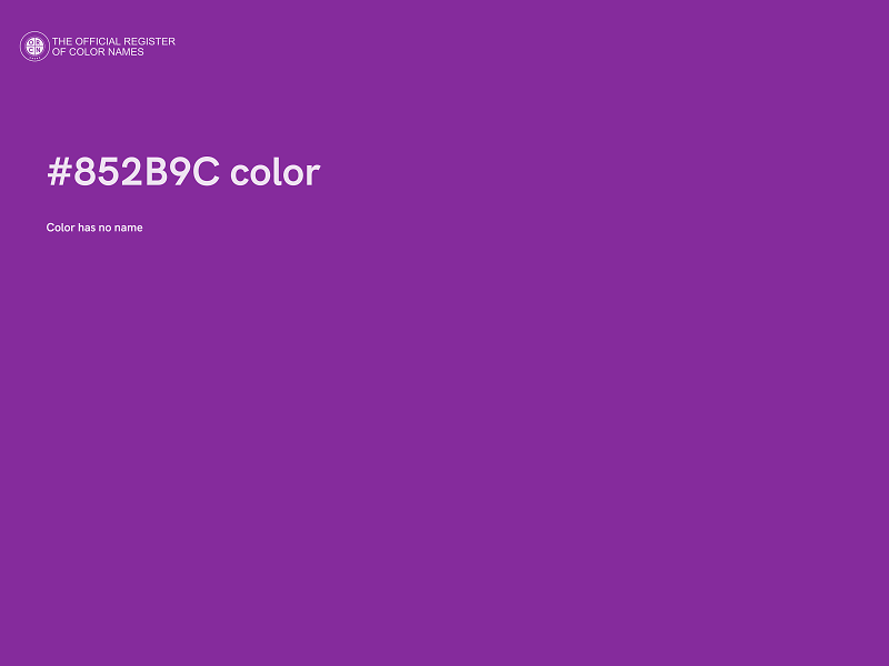 #852B9C color image