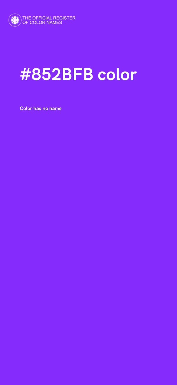 #852BFB color image