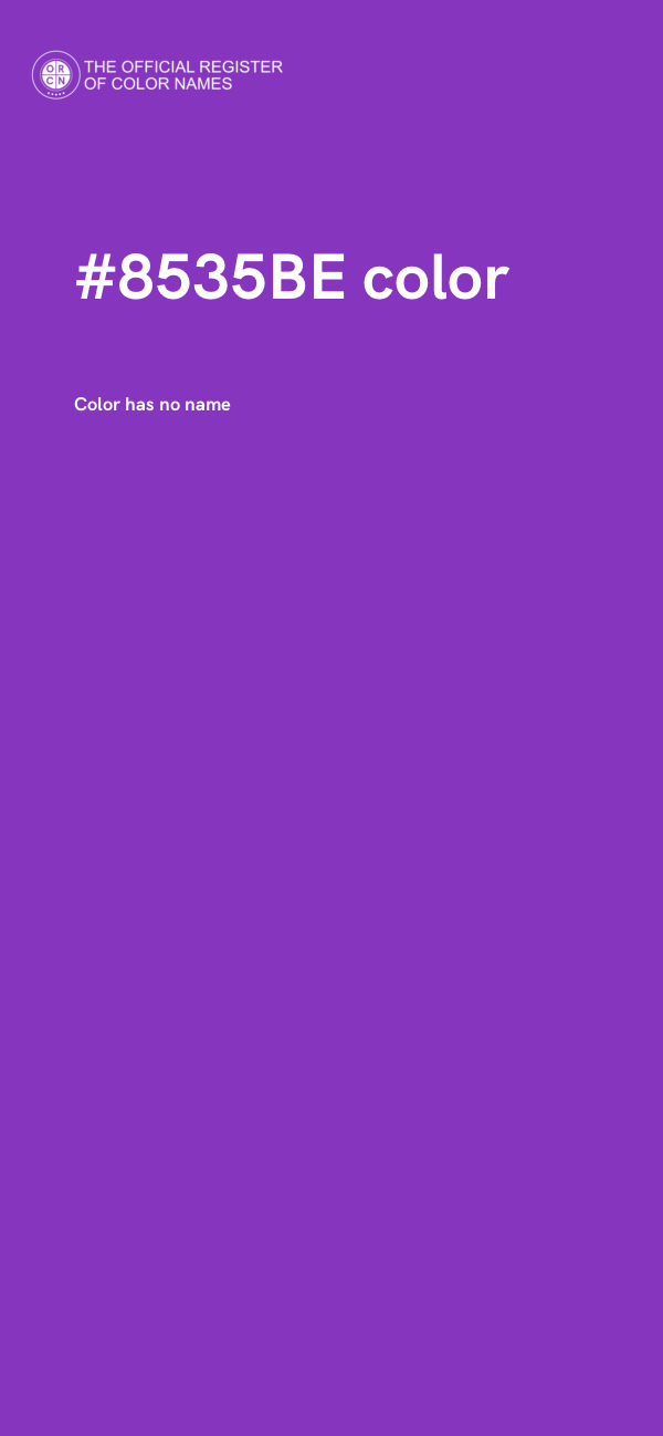 #8535BE color image
