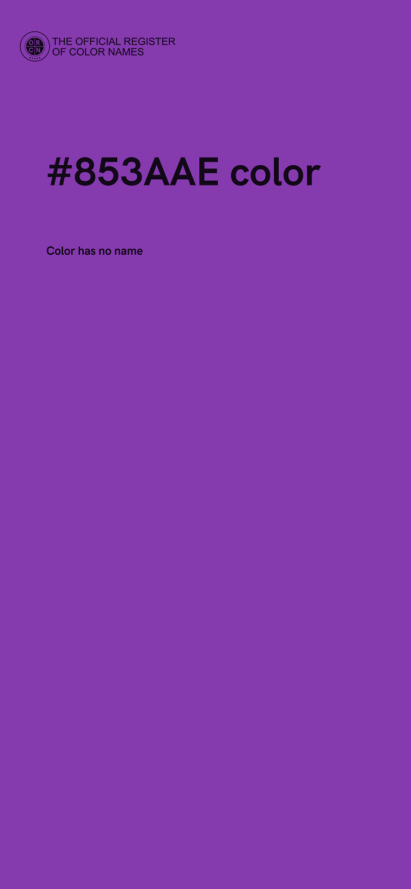 #853AAE color image