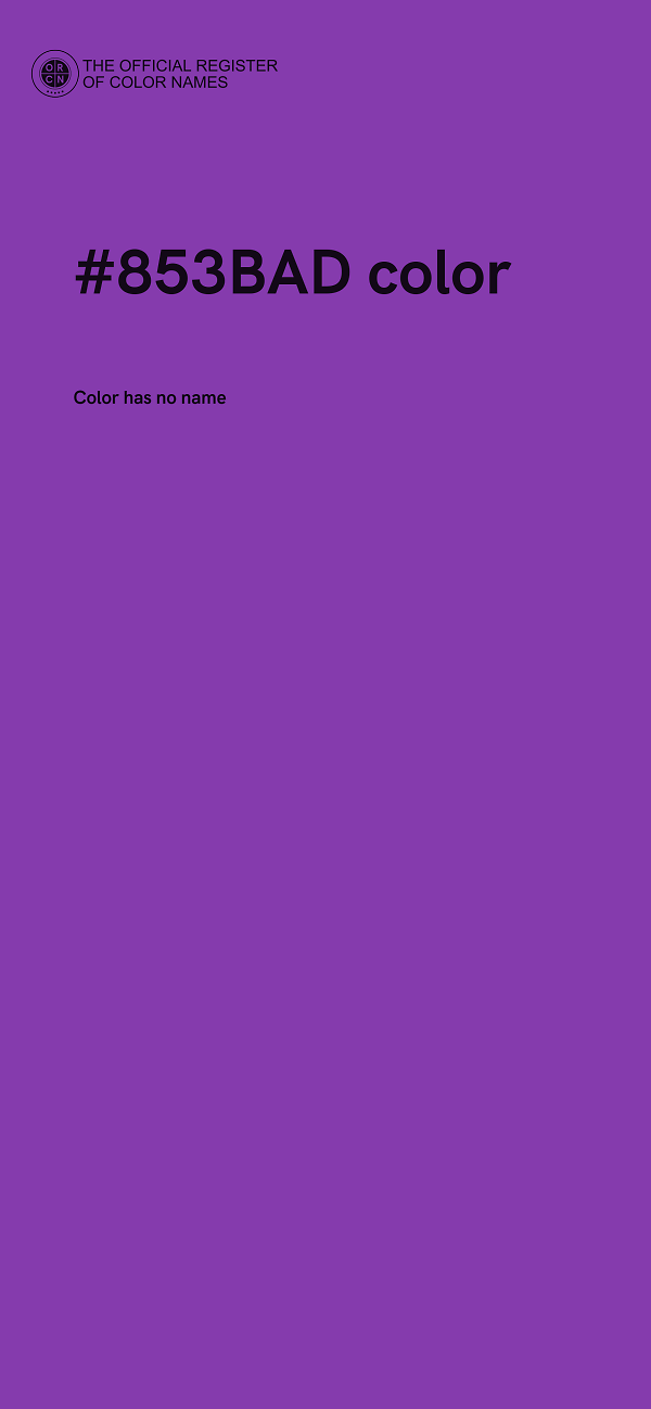 #853BAD color image