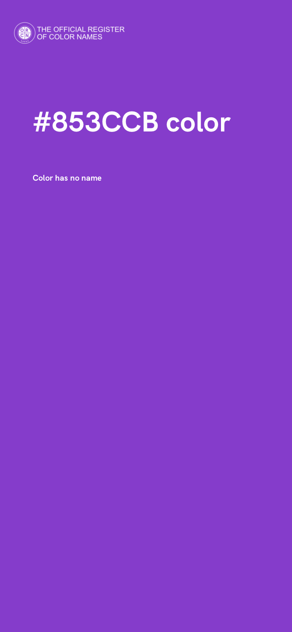#853CCB color image