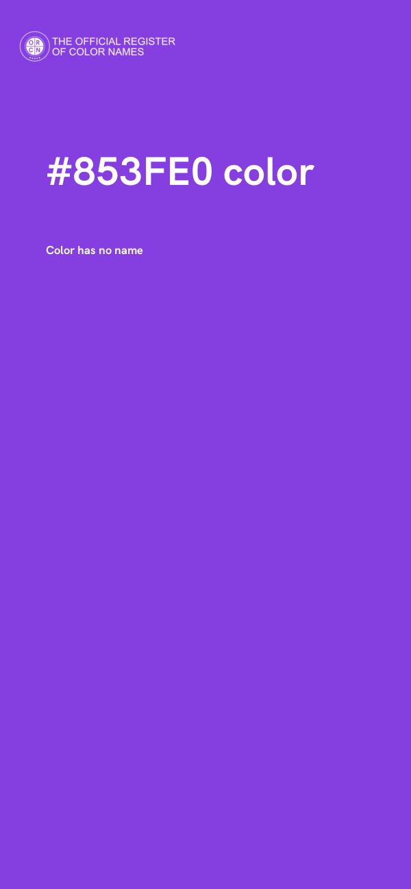#853FE0 color image