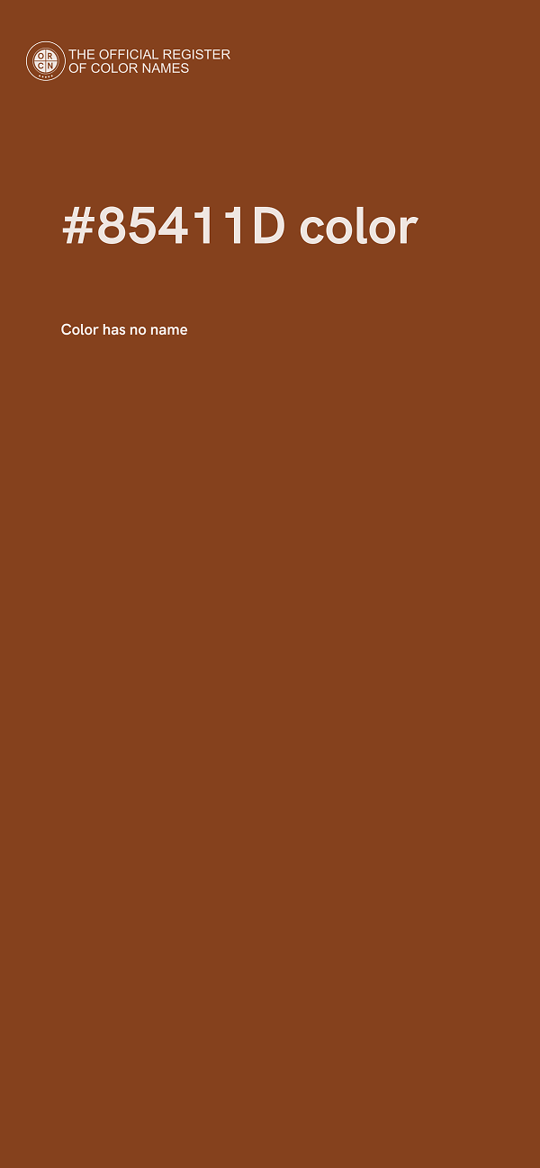 #85411D color image