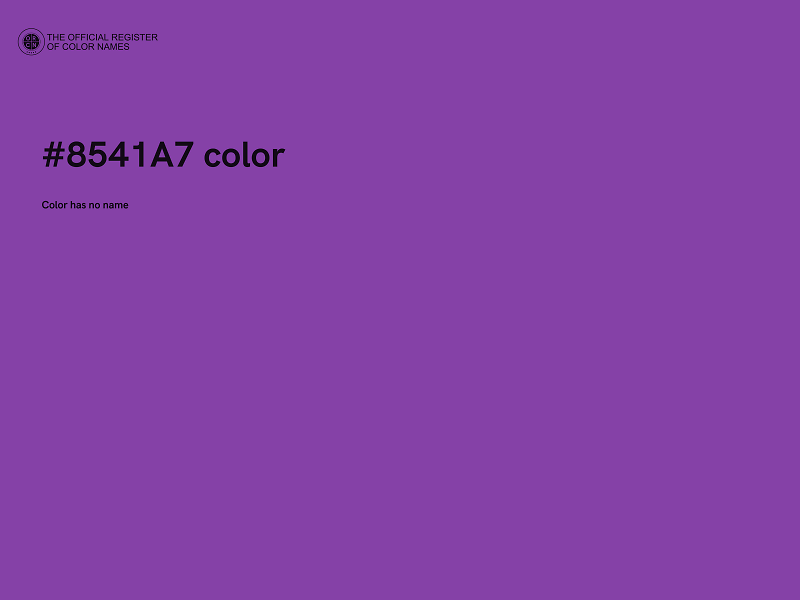 #8541A7 color image