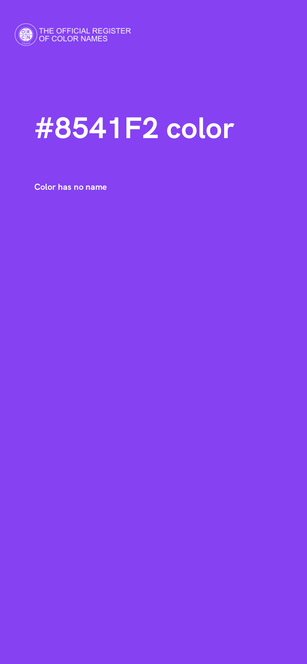 #8541F2 color image