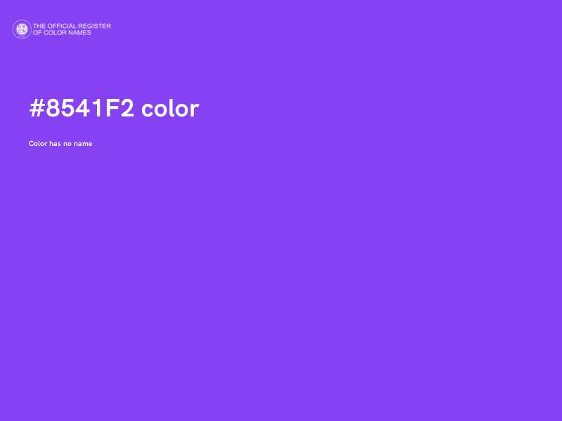 #8541F2 color image