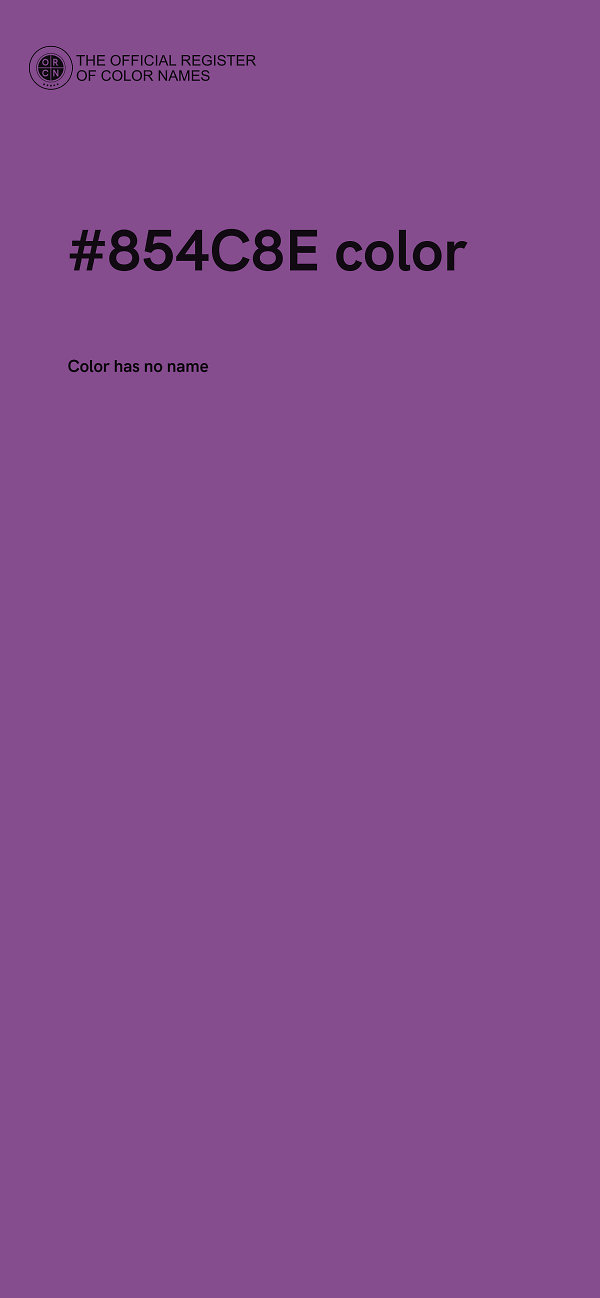 #854C8E color image