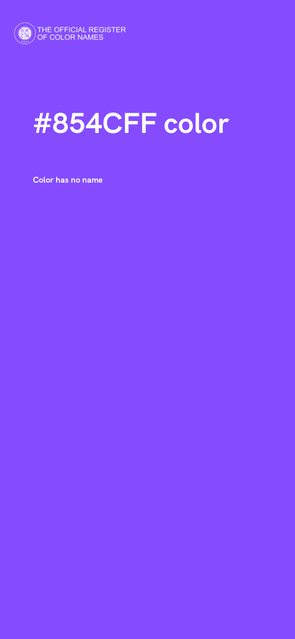 #854CFF color image