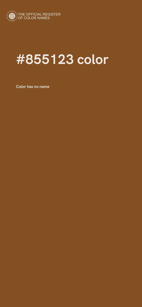 #855123 color image