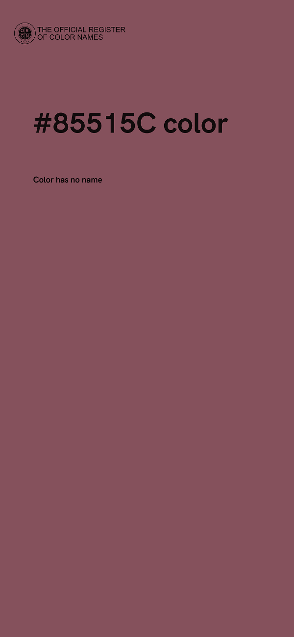 #85515C color image