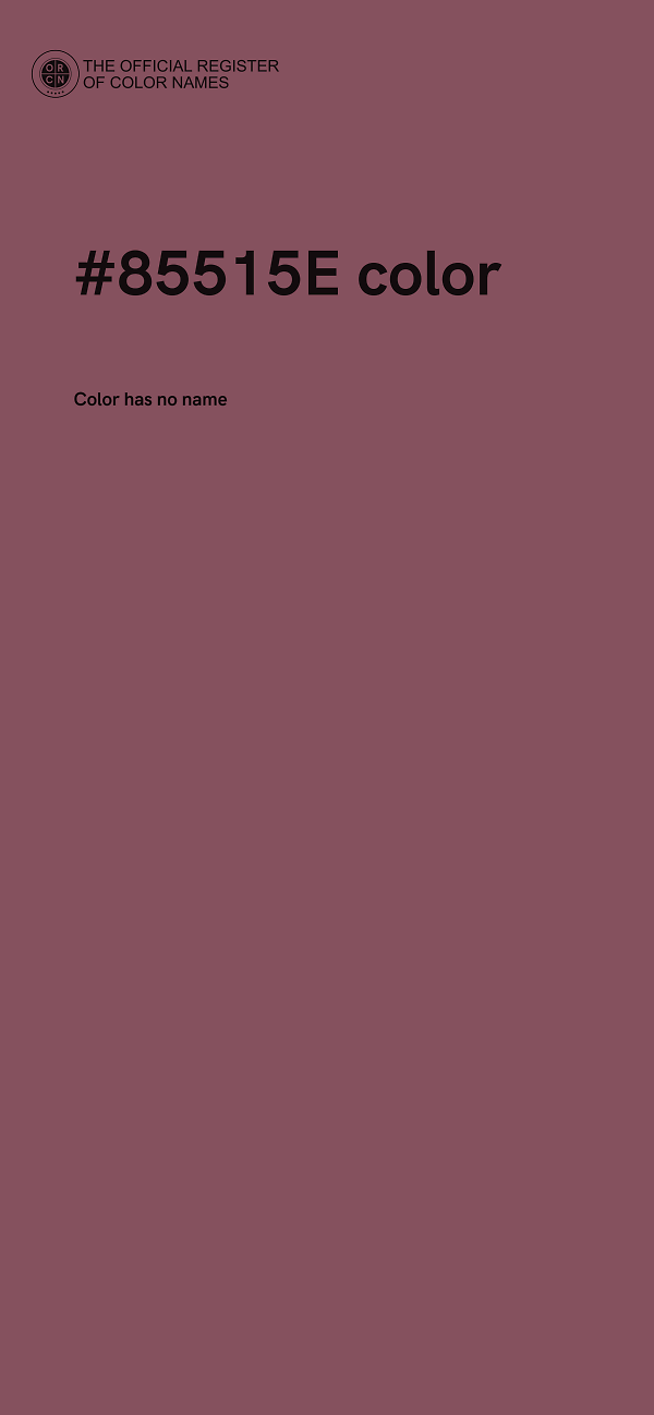 #85515E color image