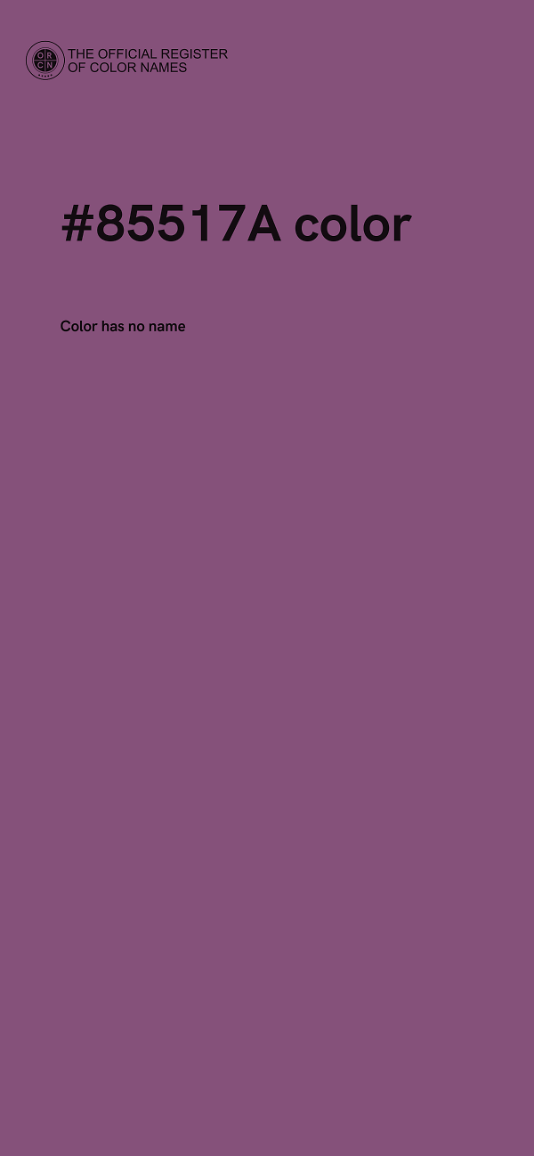 #85517A color image