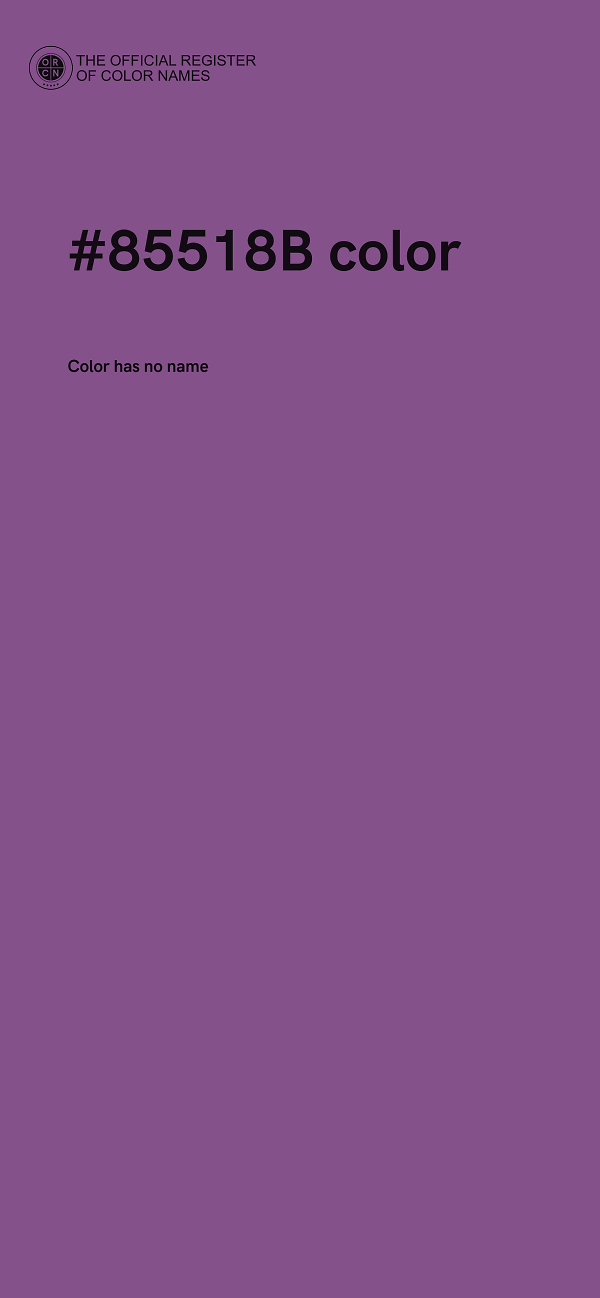 #85518B color image