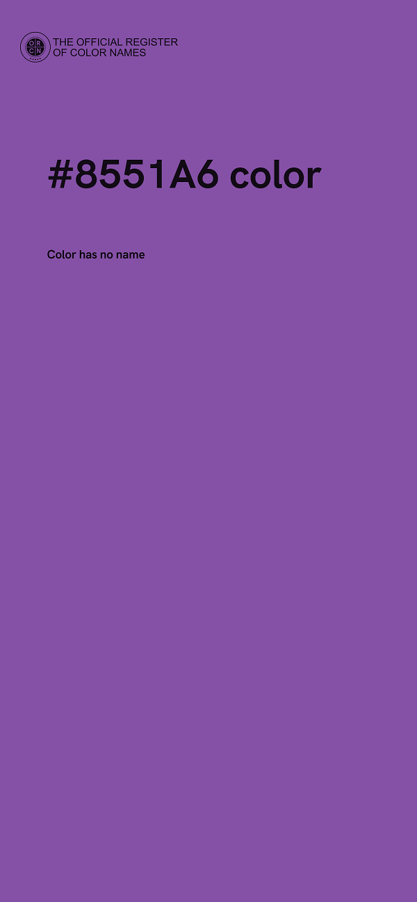 #8551A6 color image