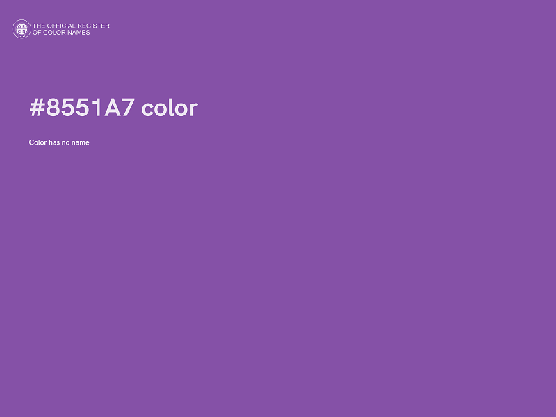 #8551A7 color image