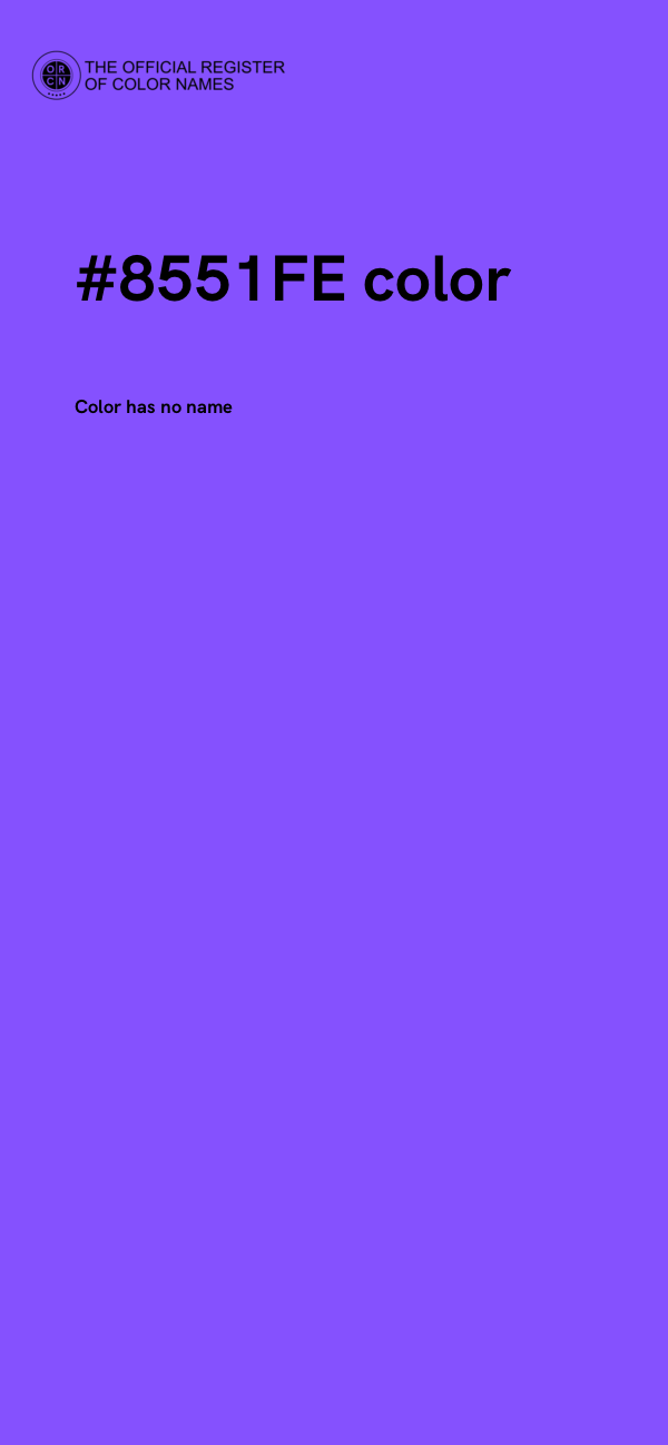 #8551FE color image