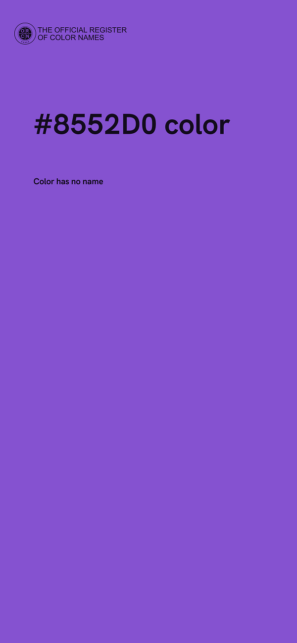 #8552D0 color image