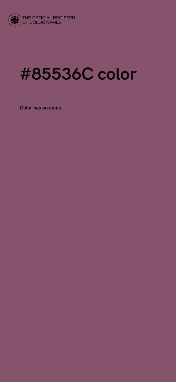 #85536C color image
