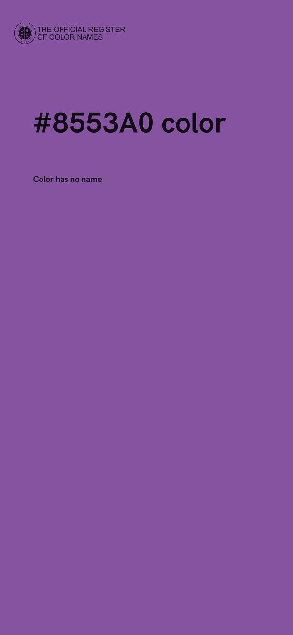#8553A0 color image