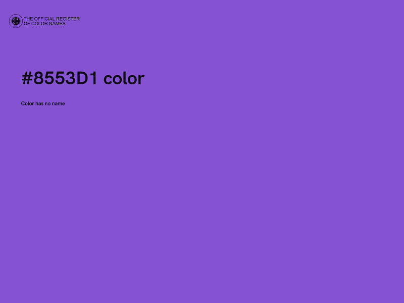 #8553D1 color image