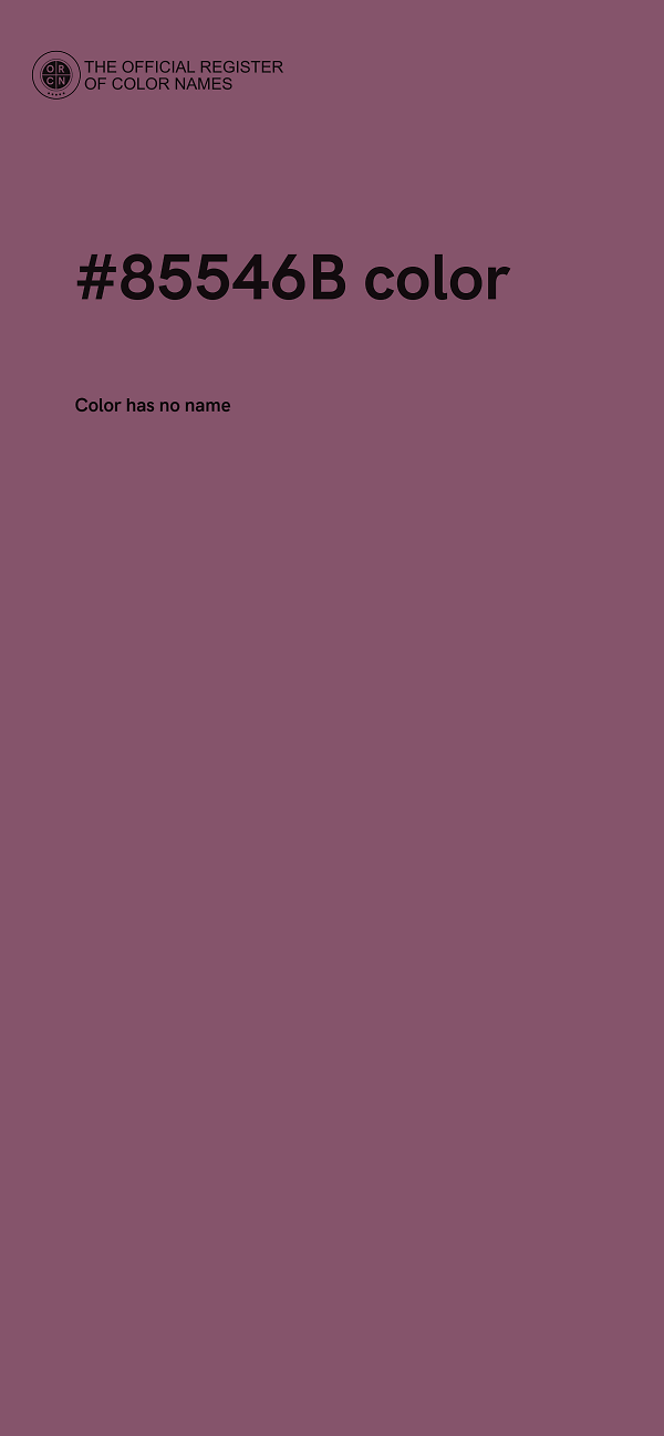 #85546B color image