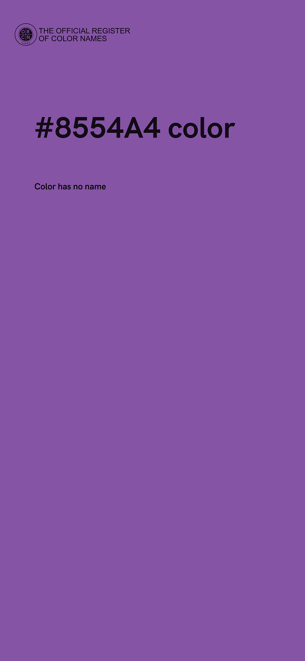 #8554A4 color image