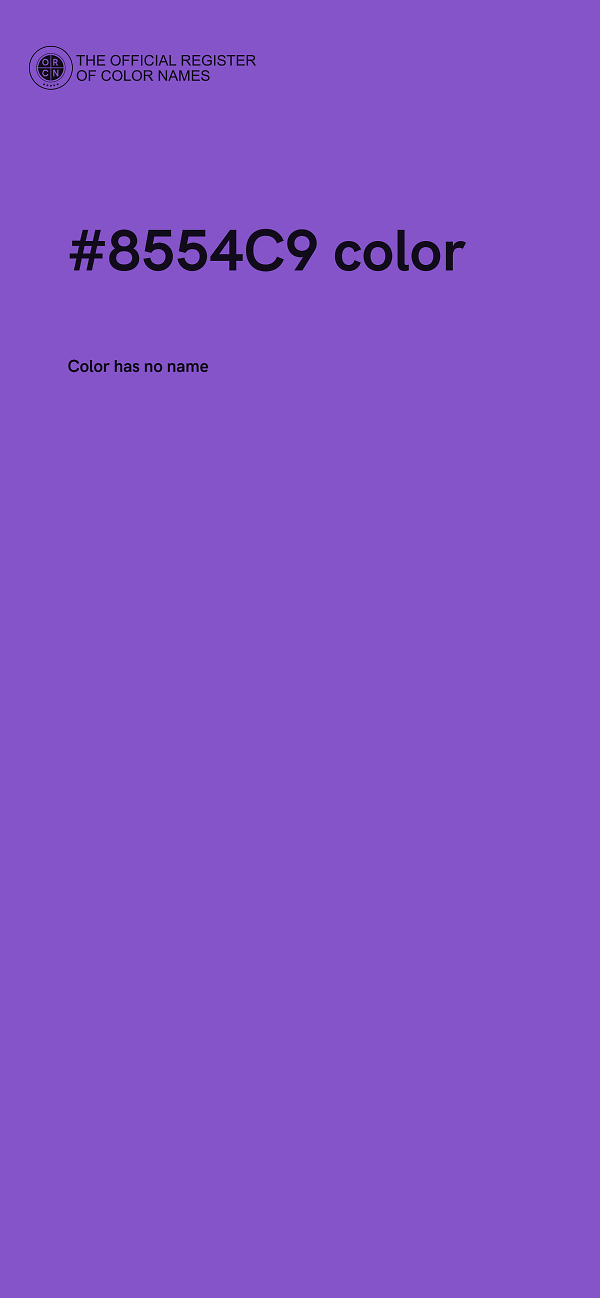 #8554C9 color image
