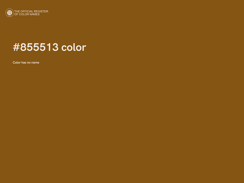 #855513 color image