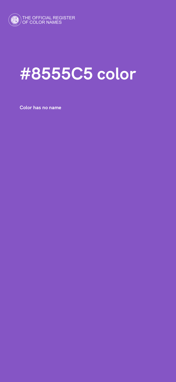 #8555C5 color image