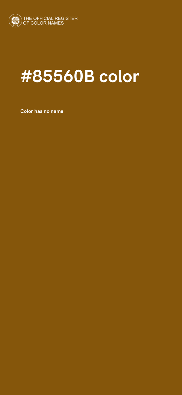 #85560B color image