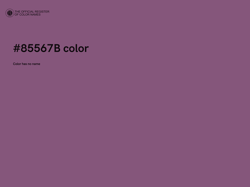 #85567B color image