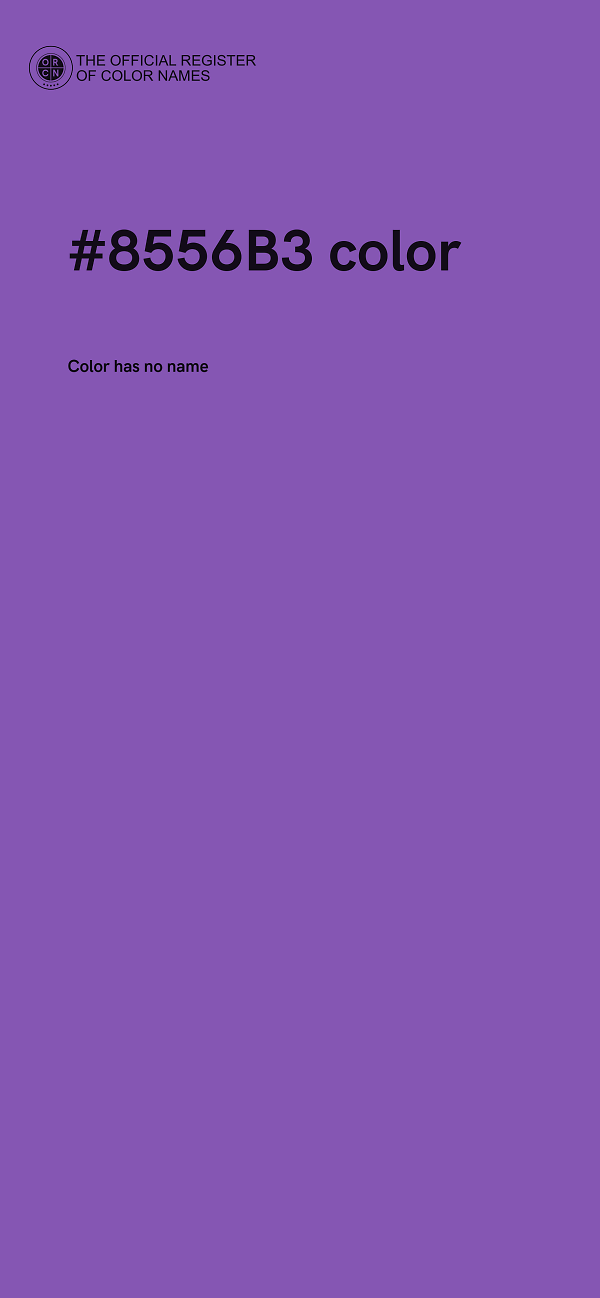#8556B3 color image