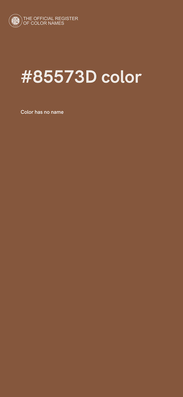 #85573D color image