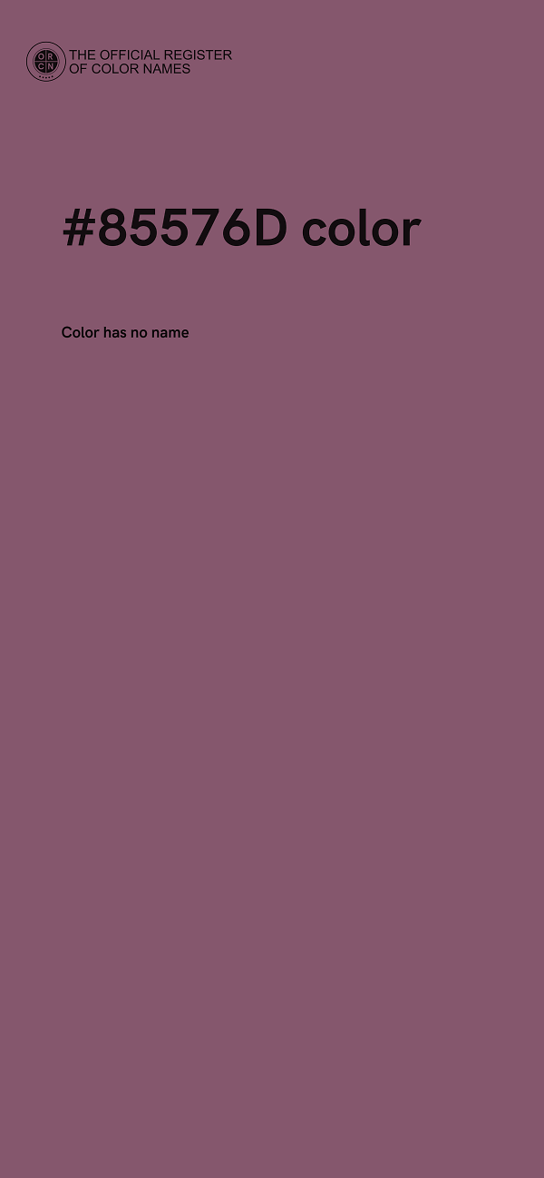 #85576D color image