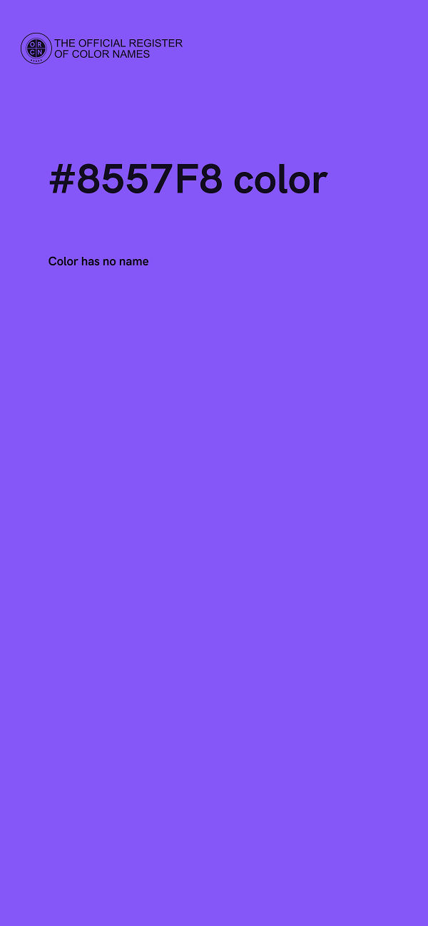 #8557F8 color image